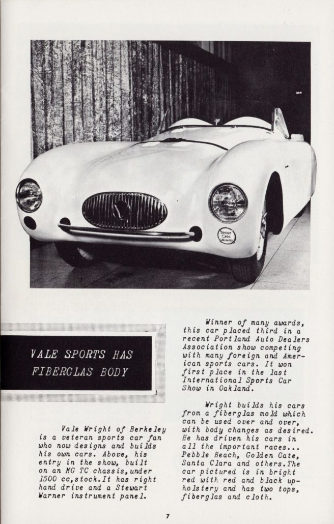 Pac. Intl. Motor Sports Show, 1954, Pgs. 6 & 7